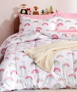Set de Edredón SLEEP ZONE Kids Rainbow Twin - Suave y Lindo