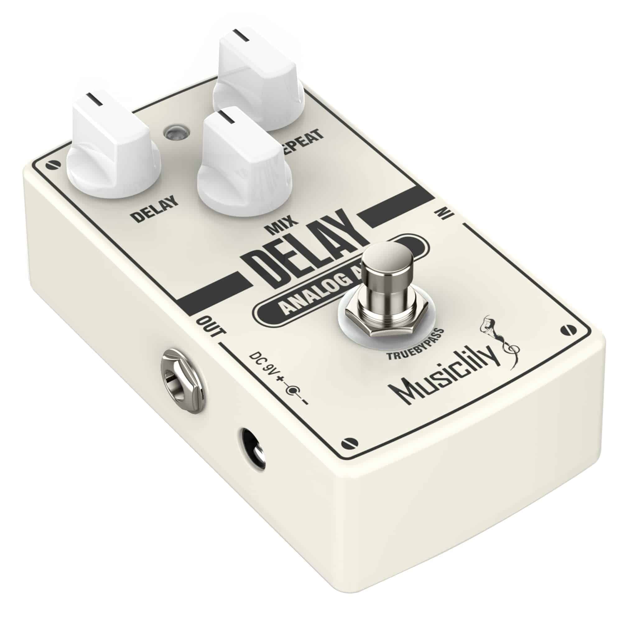 Pedal de Retardo Musiclily, Pedal de Efectos de Retardo