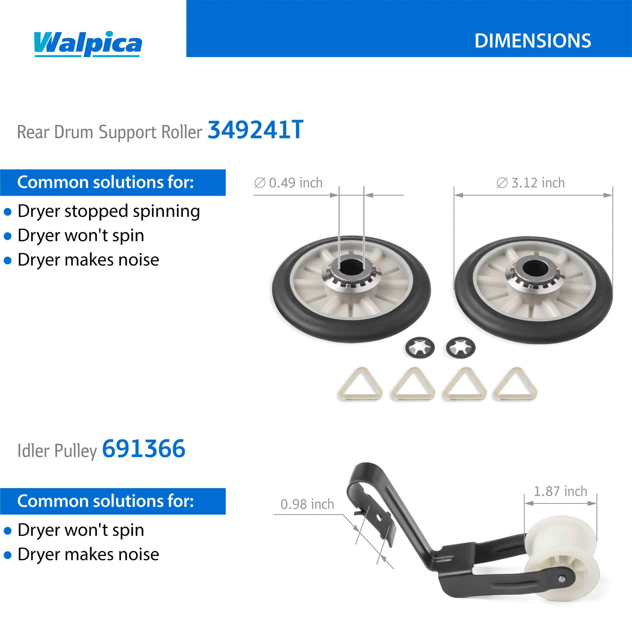 4392065 341241 349241T 8066065 3406107 Juego de Reparación - Imagen 7