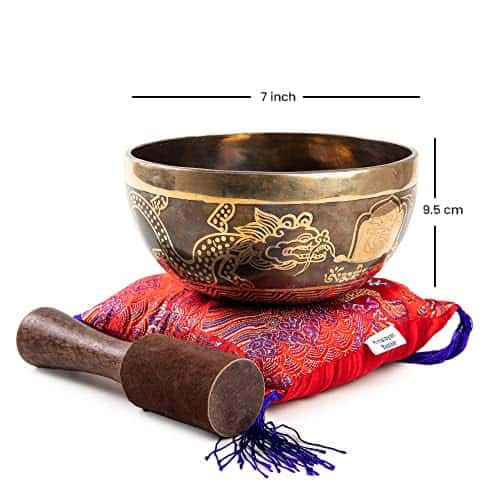 Set de Cuenco Tibetano Grande - Kit de Terapia de Sonido de - Imagen 3