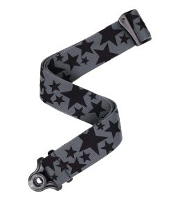 Correa de guitarra D'Addario Auto Lock - -Estrellas