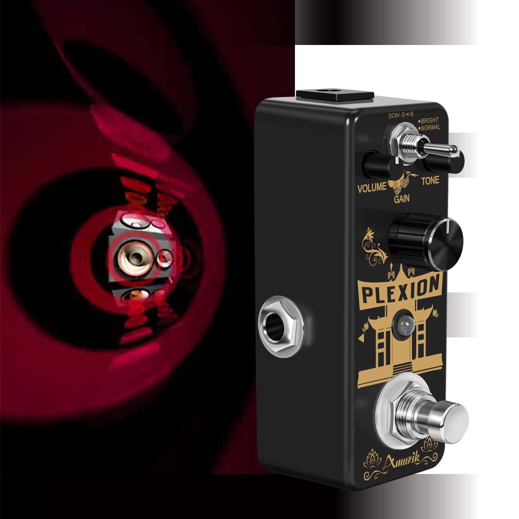 Pedal de distorsión para guitarra Amuzik Analog Classic - Imagen 8