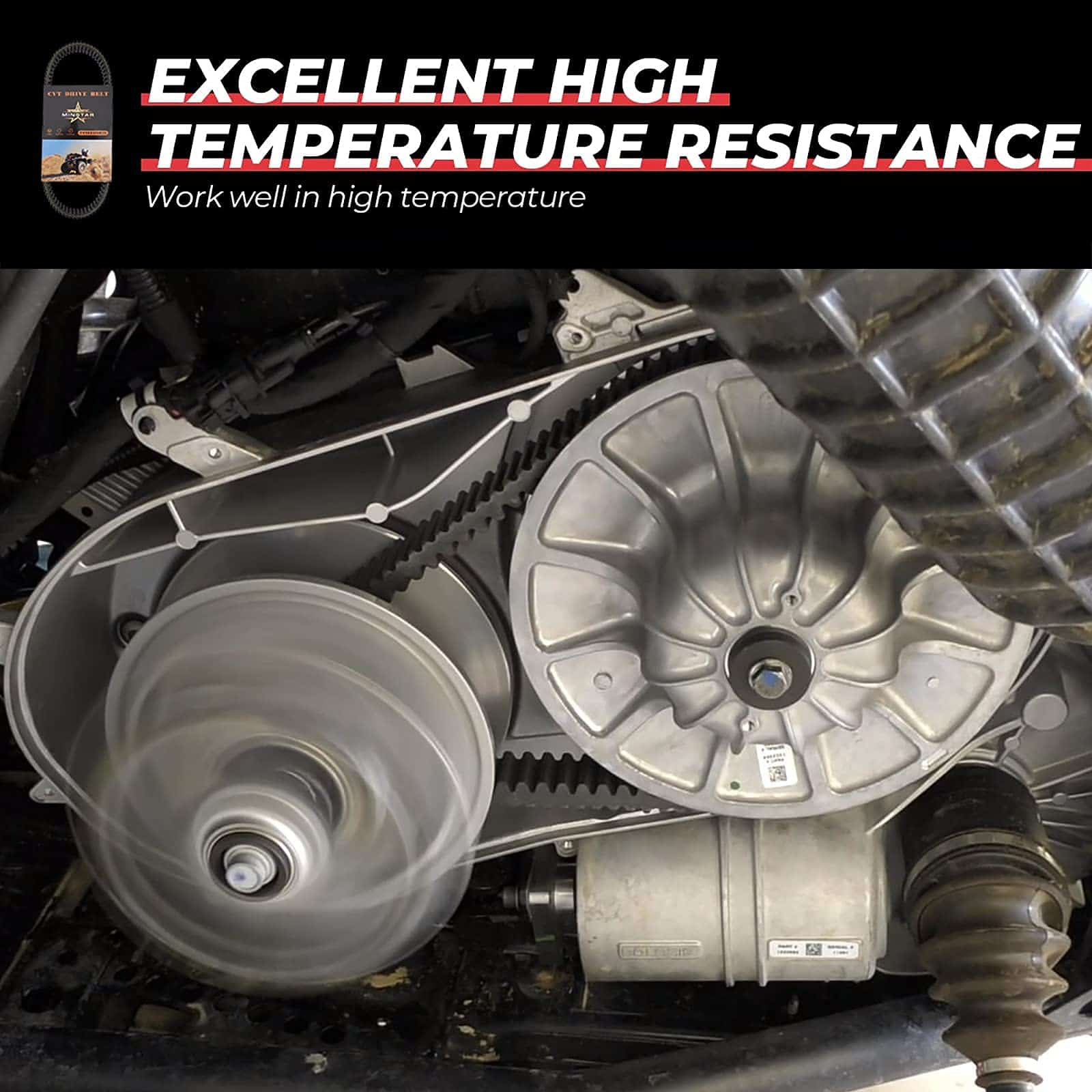 MINSTAR Correa de transmisión Reemplazo NO.422280360 - Imagen 8