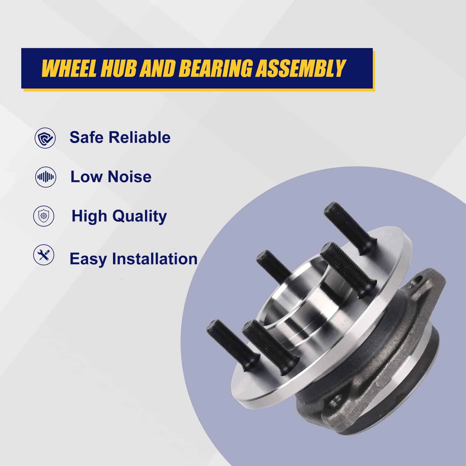 KUSATEC 513158 Conjunto de Cojinete y Buje delantero - Imagen 3