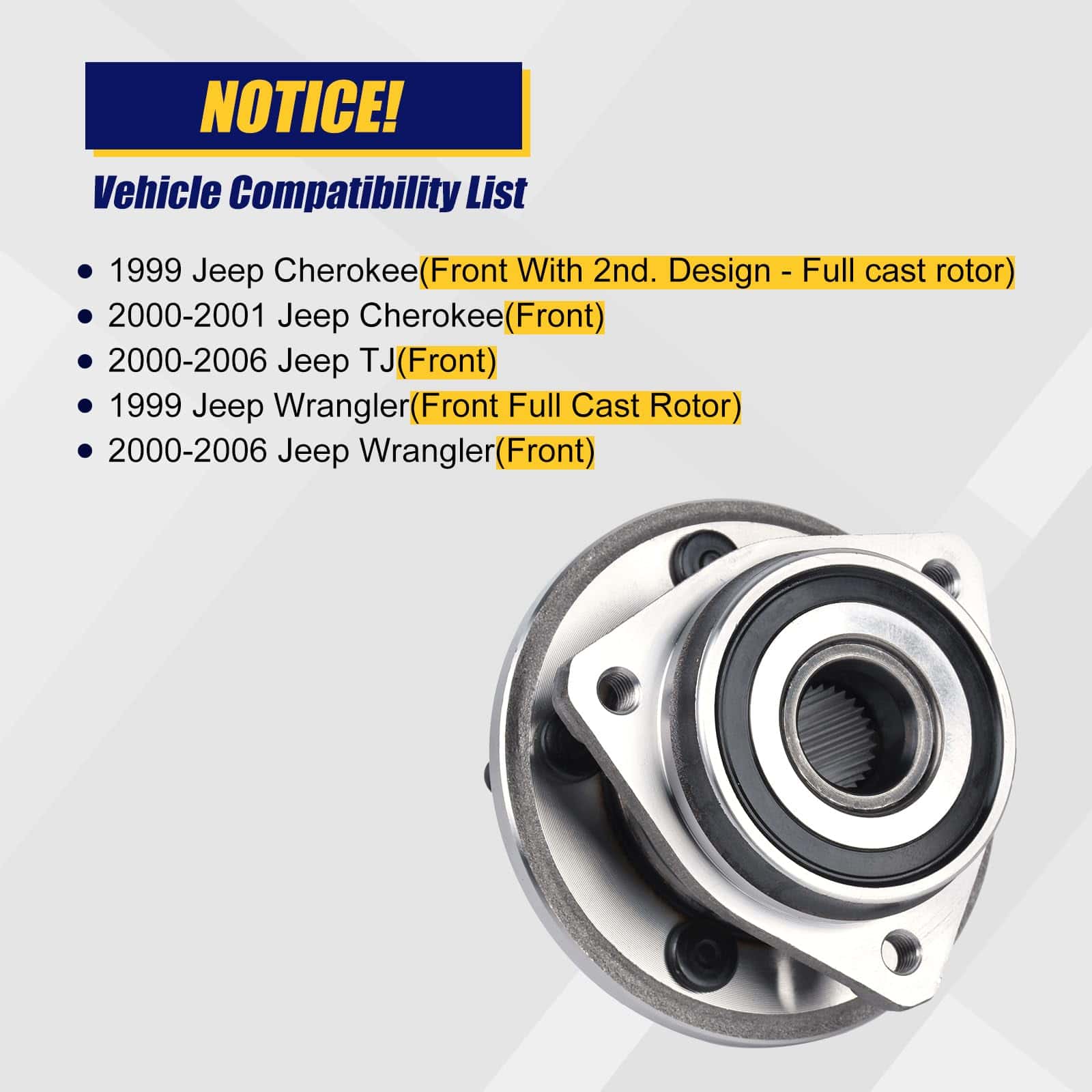 KUSATEC 513158 Conjunto de Cojinete y Buje delantero - Imagen 6