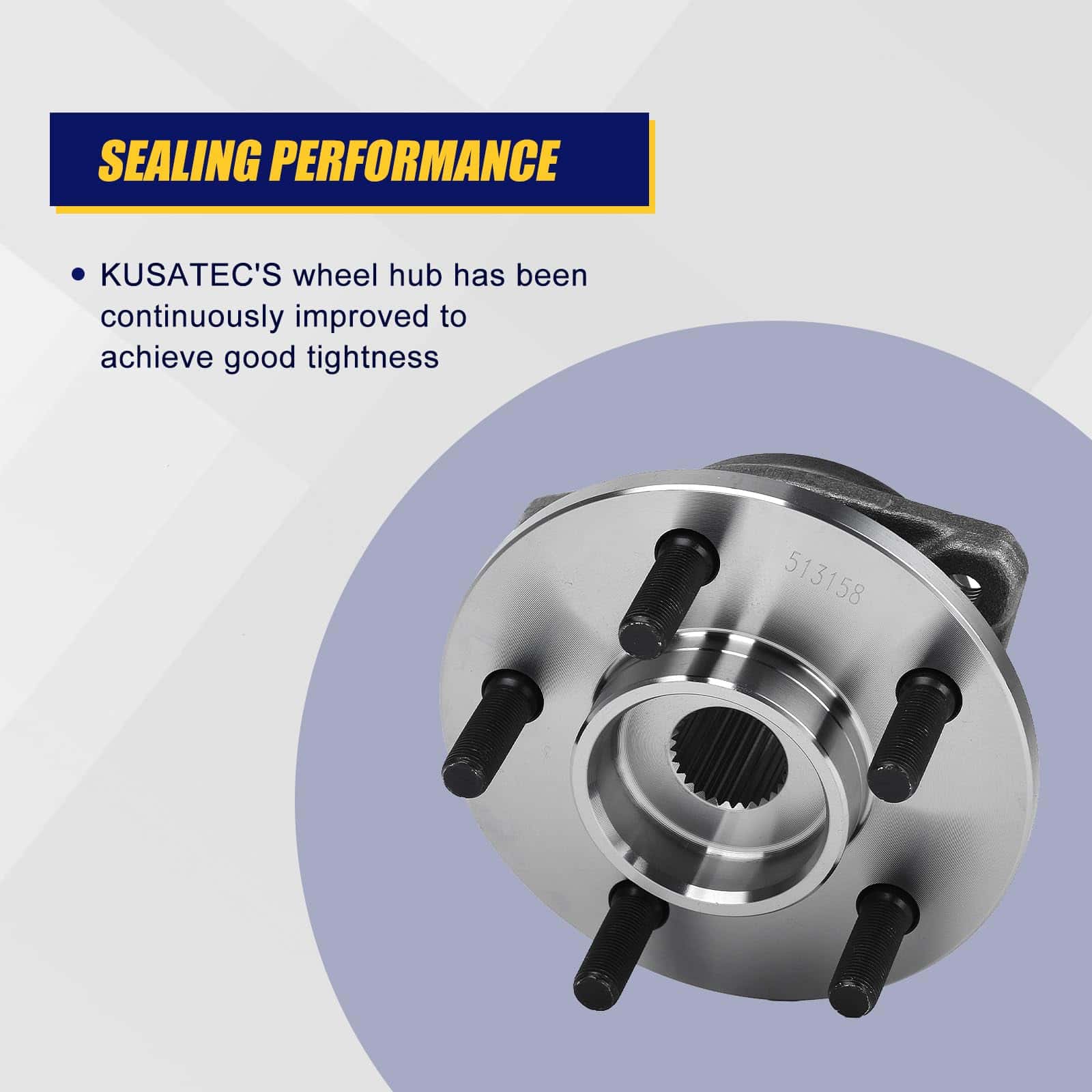 KUSATEC 513158 Conjunto de Cojinete y Buje delantero - Imagen 5