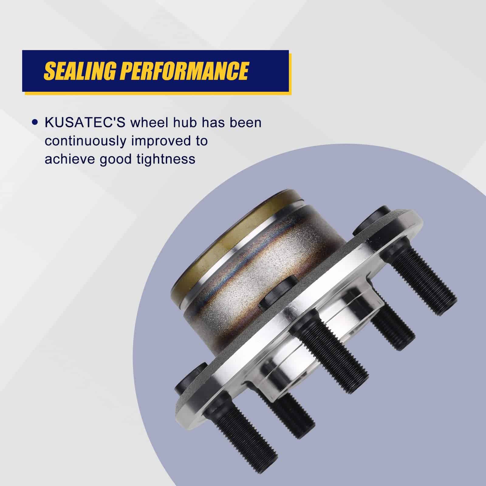 KUSATEC 513224 Conjunto de cojinete de rueda delantera 2PCS - Imagen 6