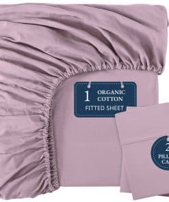 Juego de Sábanas Ajustadas de Algodón Orgánico LANE LINEN