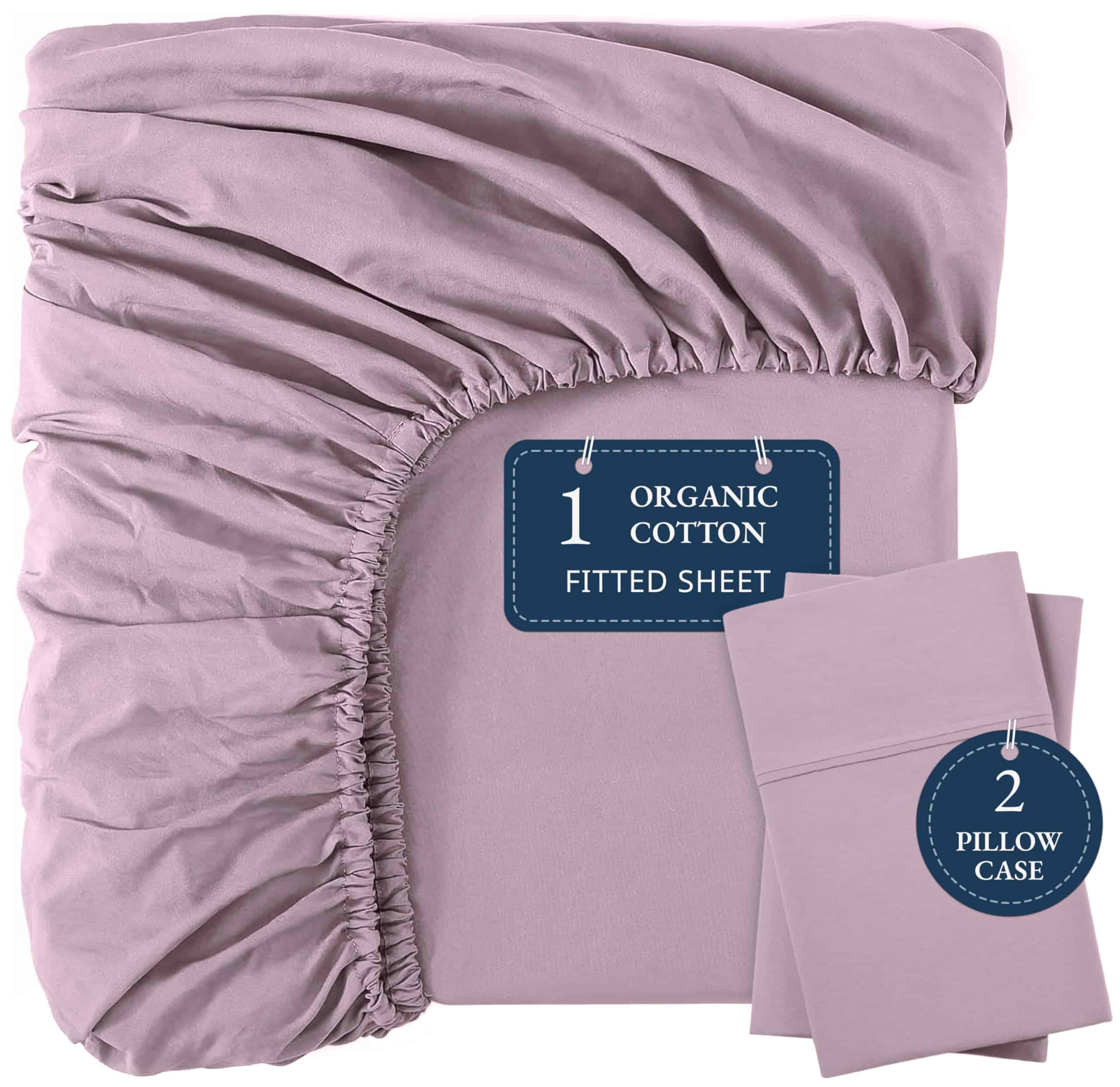 Juego de Sábanas Ajustadas de Algodón Orgánico LANE LINEN