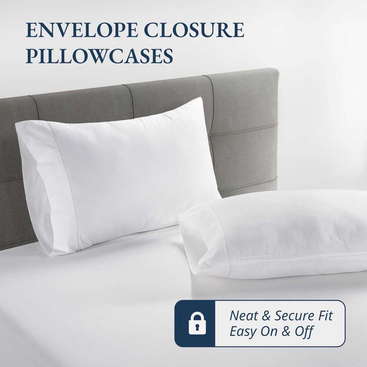 Sábana Ajustable Queen Lino Lane 100% Algodón Orgánico, 15" - Imagen 8