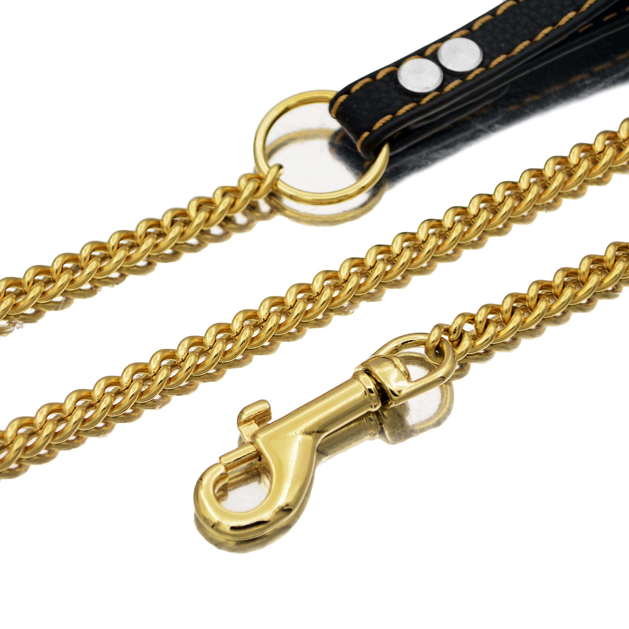 Correa de tracción metálica antimordeduras de 9 mm, cadena - Imagen 4