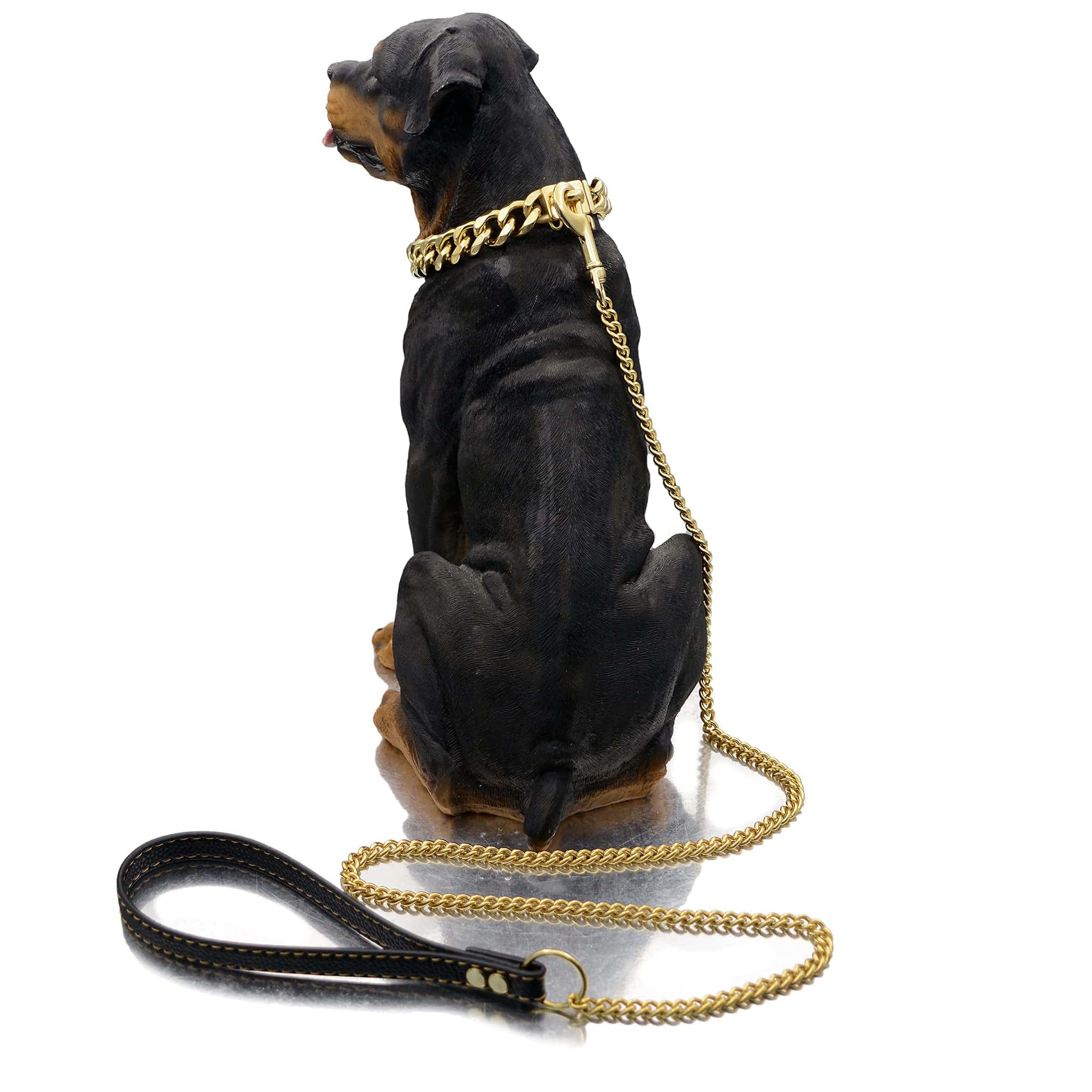 Correa de tracción metálica antimordeduras de 9 mm, cadena - Imagen 3