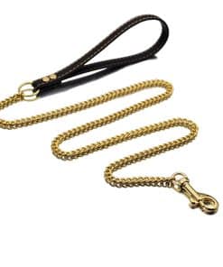 Correa de tracción metálica antimordeduras de 9 mm, cadena