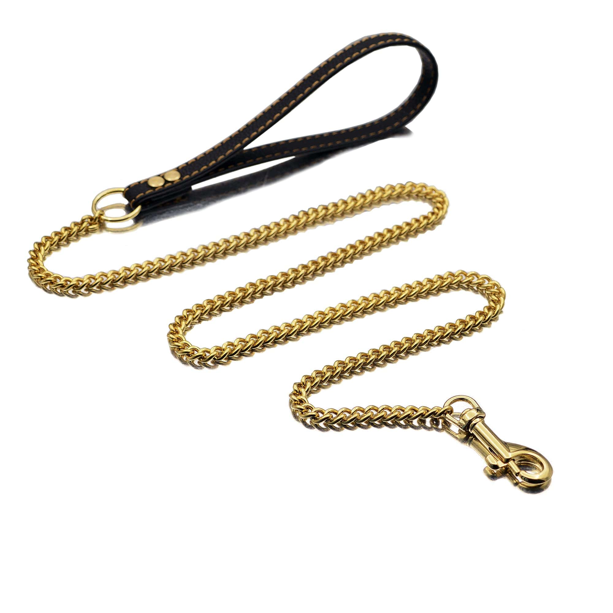 Correa de tracción metálica antimordeduras de 9 mm, cadena