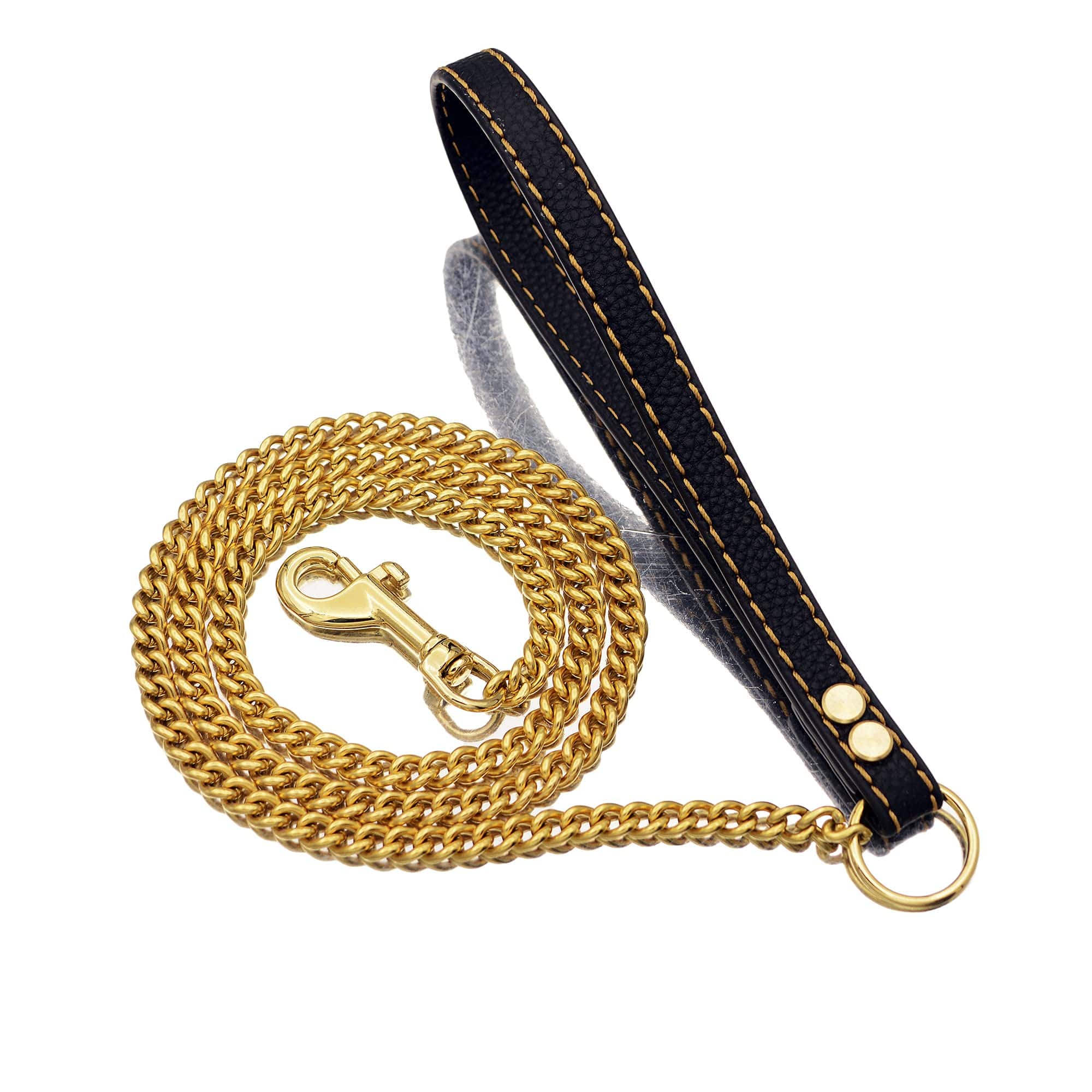 Correa de tracción metálica antimordeduras de 9 mm, cadena - Imagen 6