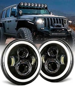 Faros delanteros Jeep Wrangler, Aprobado por Dot Hi/Lo Beam