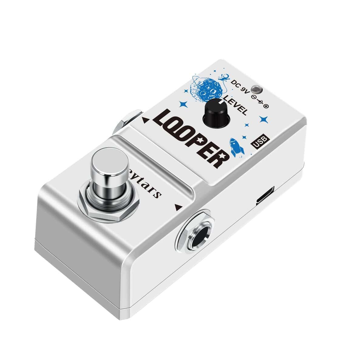 Pedal de Guitarra Looper Keytars 10 Minutos de Grabación - Imagen 6