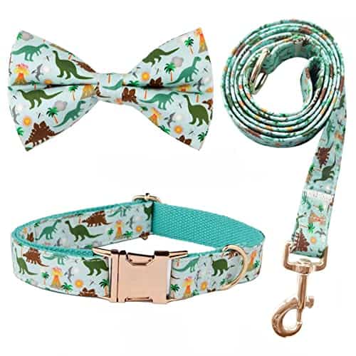 Accesorio de corbata de moño para perros con diseño de