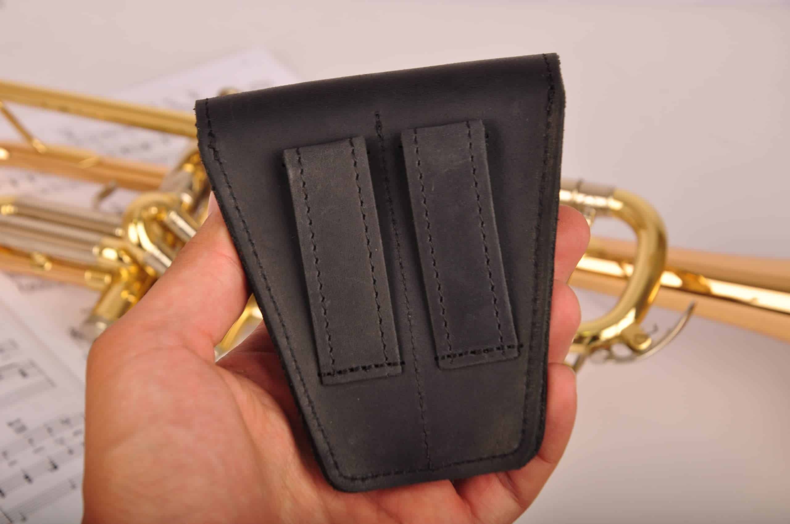 Funda para Boquilla de Trompeta en Cuero Genuino de - Imagen 9