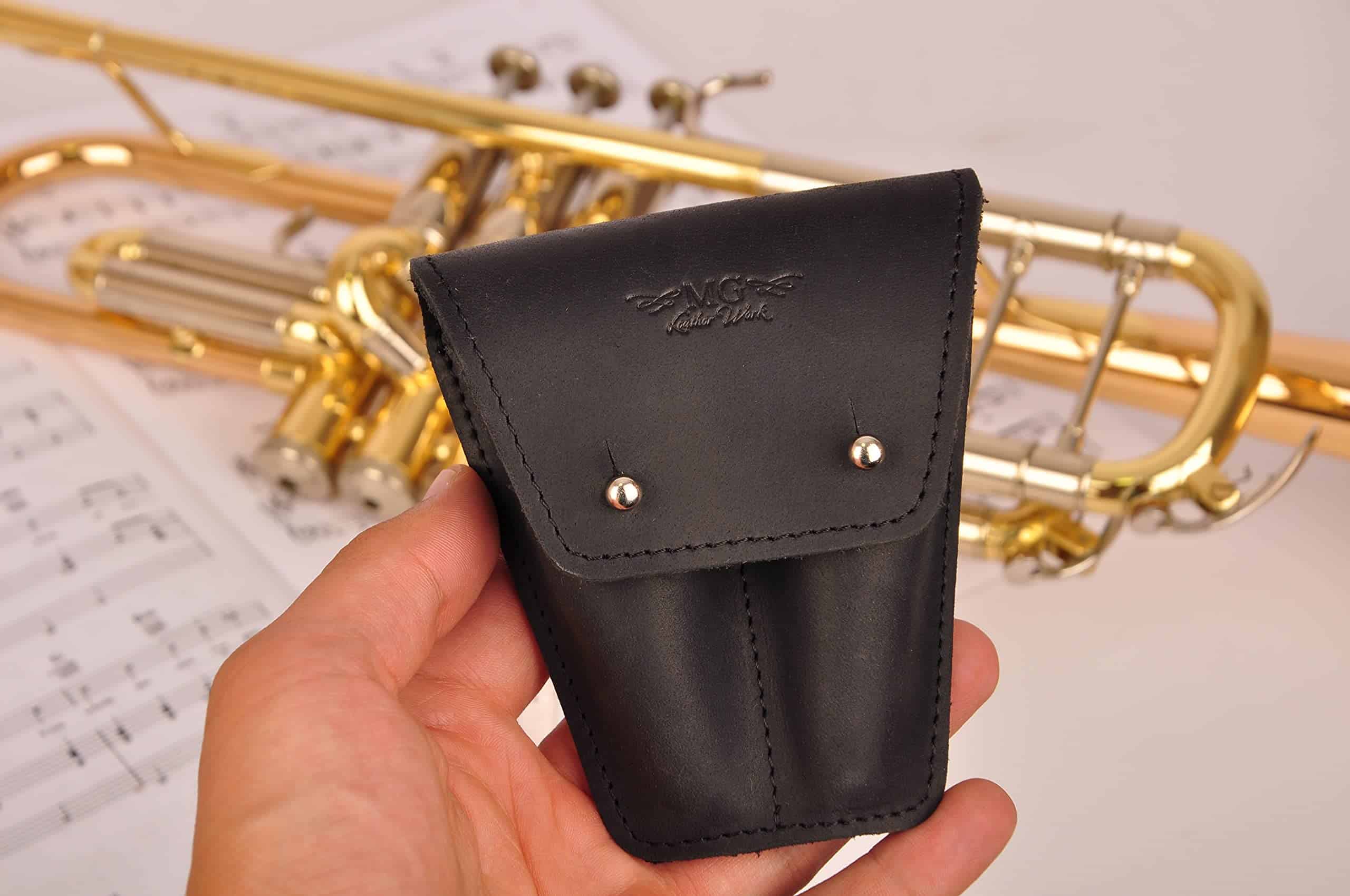 Funda para Boquilla de Trompeta en Cuero Genuino de - Imagen 8