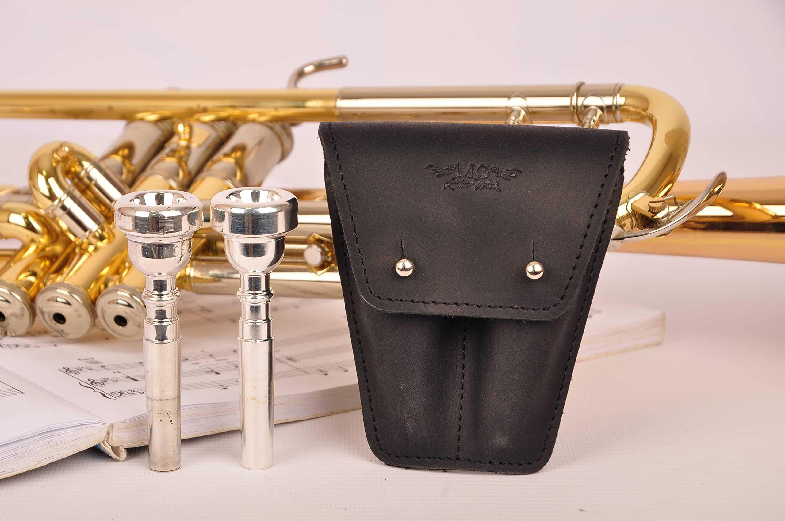 Funda para Boquilla de Trompeta en Cuero Genuino de - Imagen 6