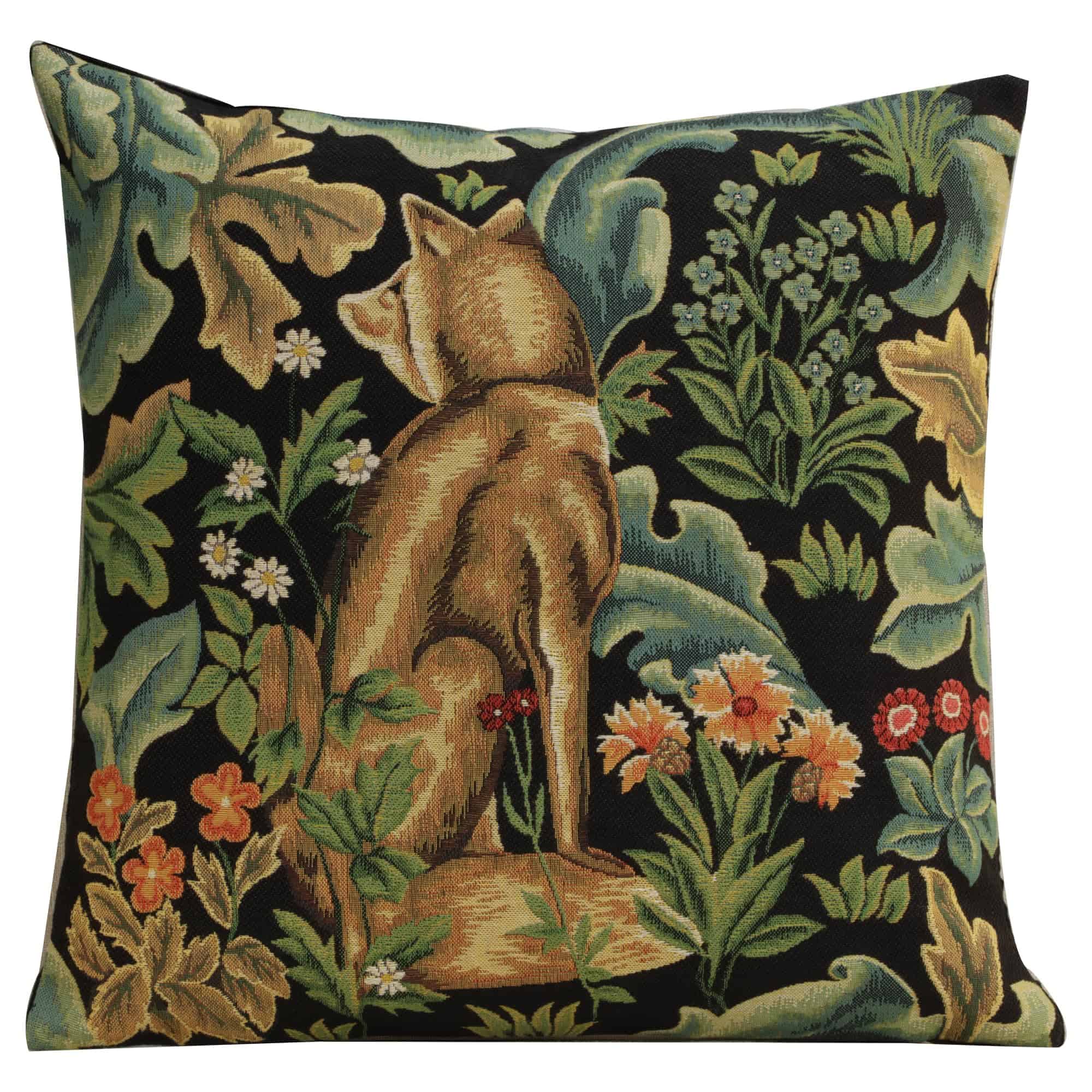 Fundas de cojín decorativas Charlotte Home -Lobo Negro