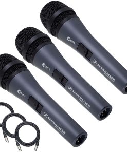 Paquete de 3 micrófonos vocales dinámicos Sennheiser E835-S
