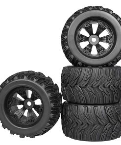 Aimrock Ruedas y Neumáticos RC pre-pegados de 17mm Hex 3.8