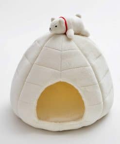 Casa de Mascotas Ice Igloo, Cama para Perros Gatos,