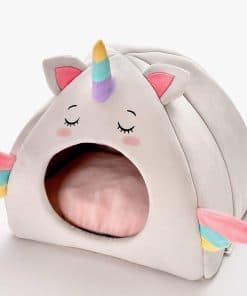 Casa de Mascotas Unicornio, Cama para Perros y Gatos,