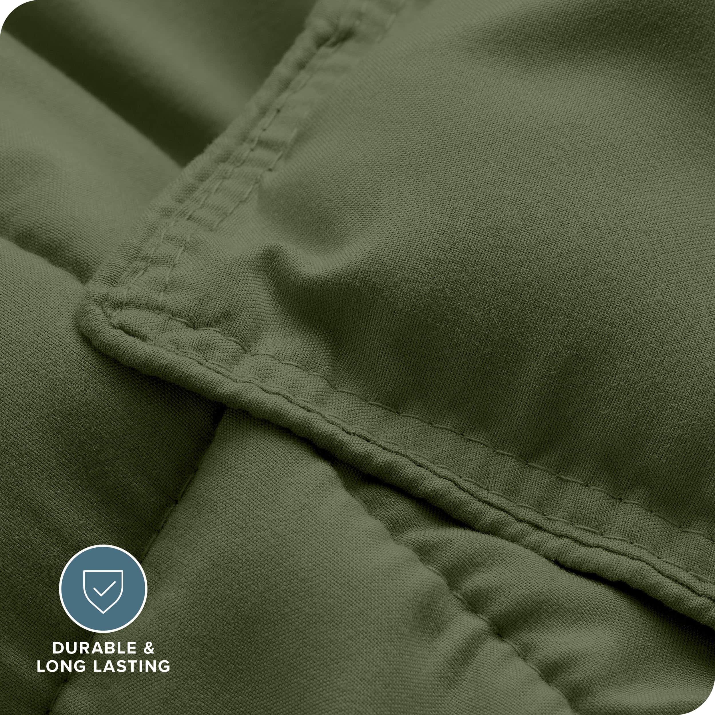 Juego de Edredón Bare Home - Tamaño Queen - -Verde Ciprés - Imagen 6