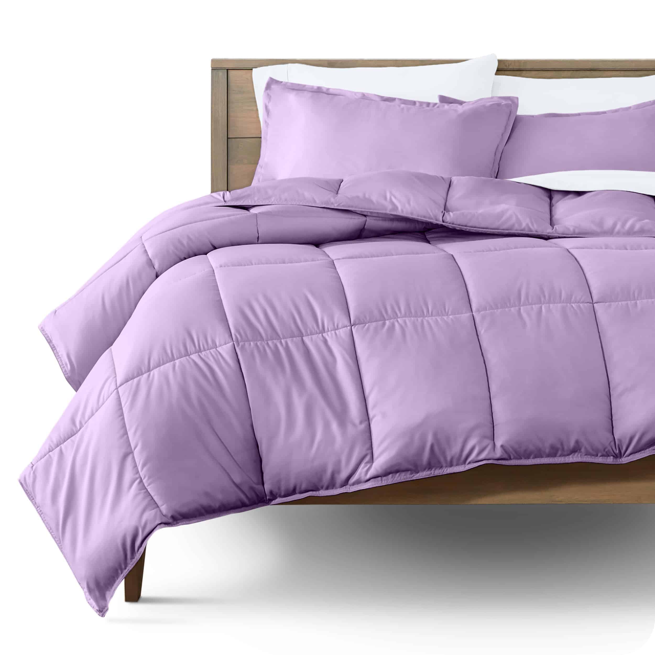 Juego de edredón Bare Home - Tamaño Queen - -Lavanda