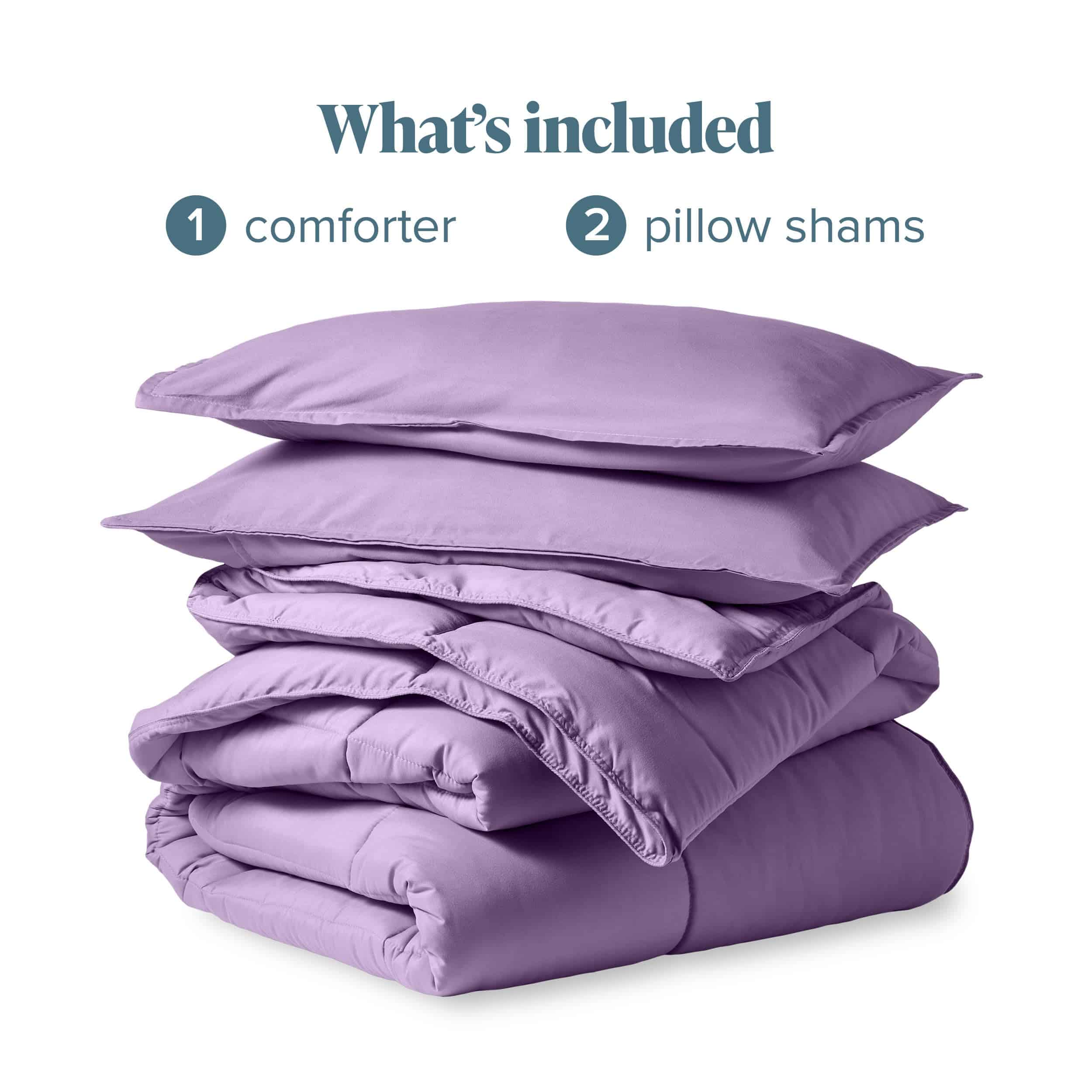 Juego de edredón Bare Home - Tamaño Queen - -Lavanda - Imagen 8