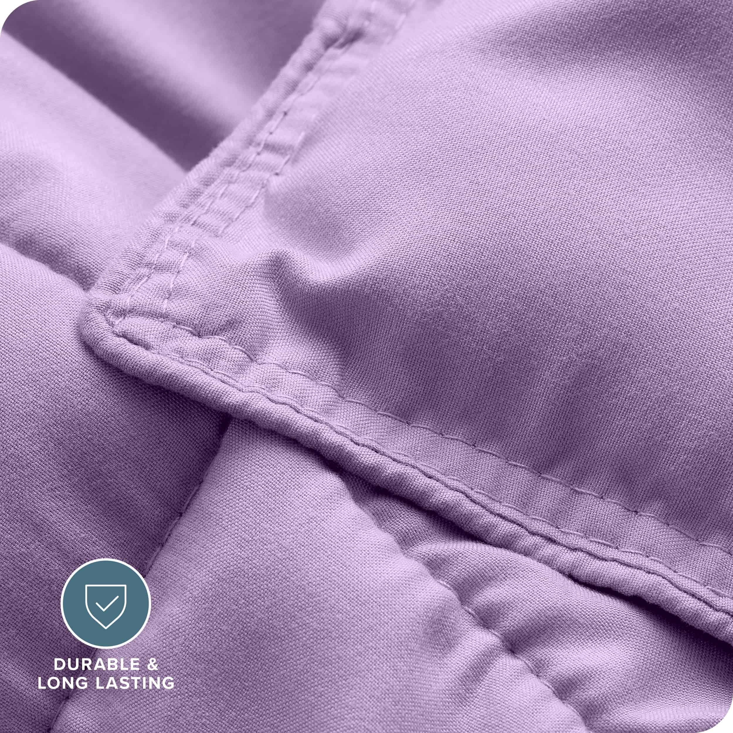 Juego de edredón Bare Home - Tamaño Queen - -Lavanda - Imagen 6