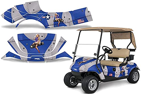 Kit de Gráficos Adhesivos para Carrito de Golf AMR Racing
