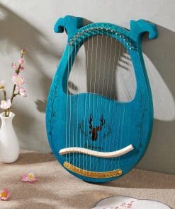 Arpa Lira Ladyacces, 16 Cuerdas de Metal, Cuerda de Hueso,