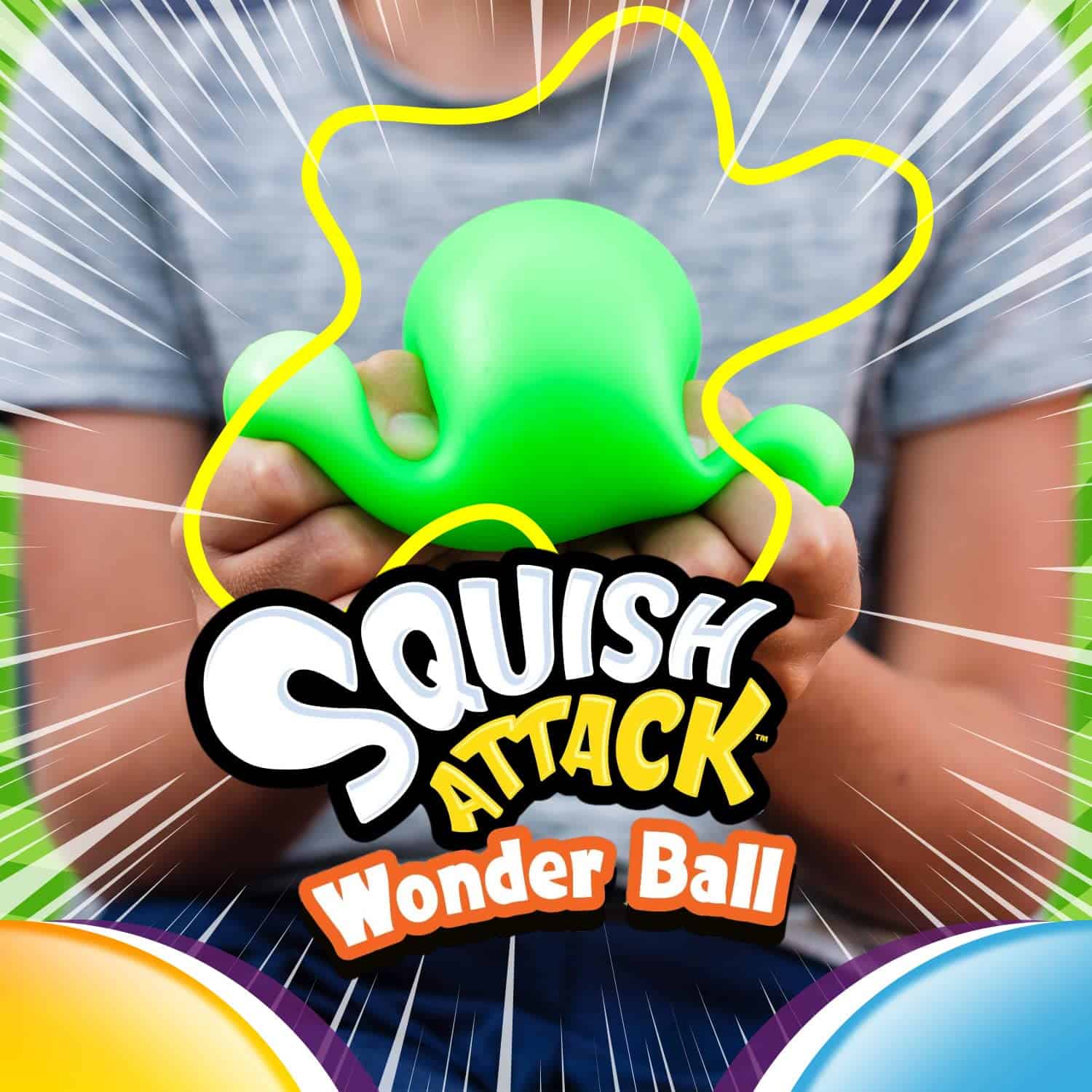 JA-RU Giant Stress Balls (4 Bolas de estrés surtidas) Jumbo - Imagen 7