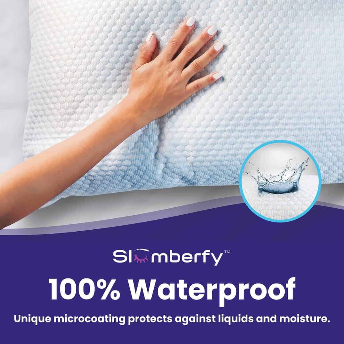 Protector de almohada refrigerante impermeable tamaño Queen - Imagen 5
