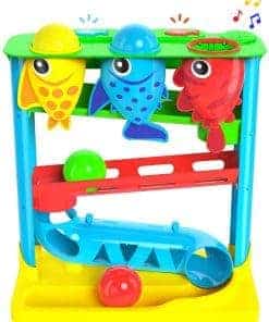 Move2Play, Alimenta a los Peces, Juguete -Azul/Rojo