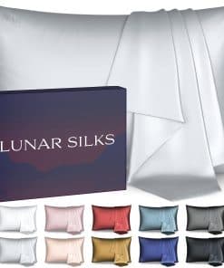 Funda de Almohada de Seda Pura de Grado 6A 100% Morera