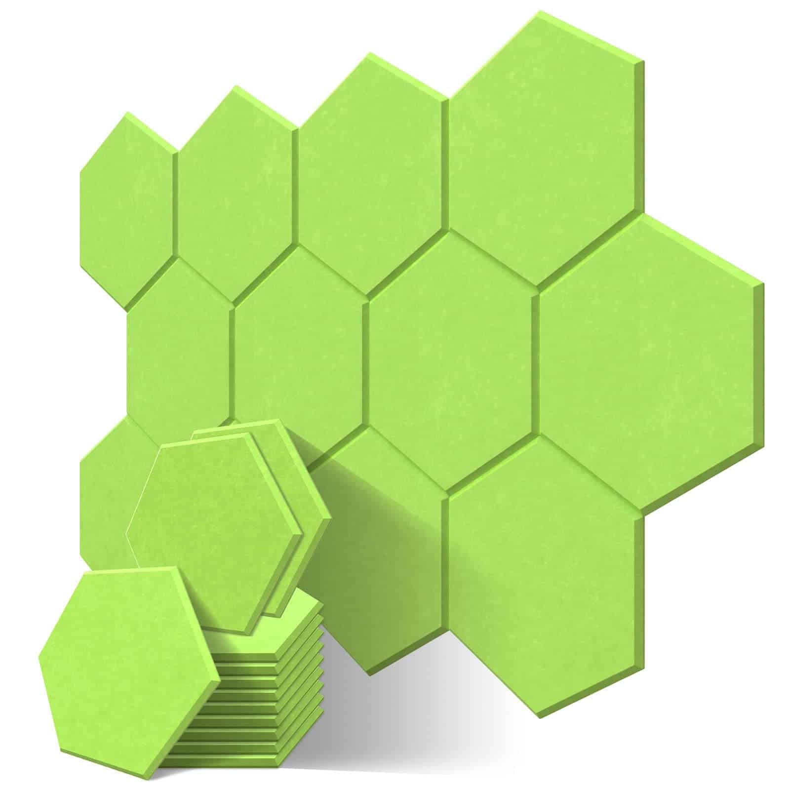 Paneles de espuma insonorizante hexagonales JBER, Paneles