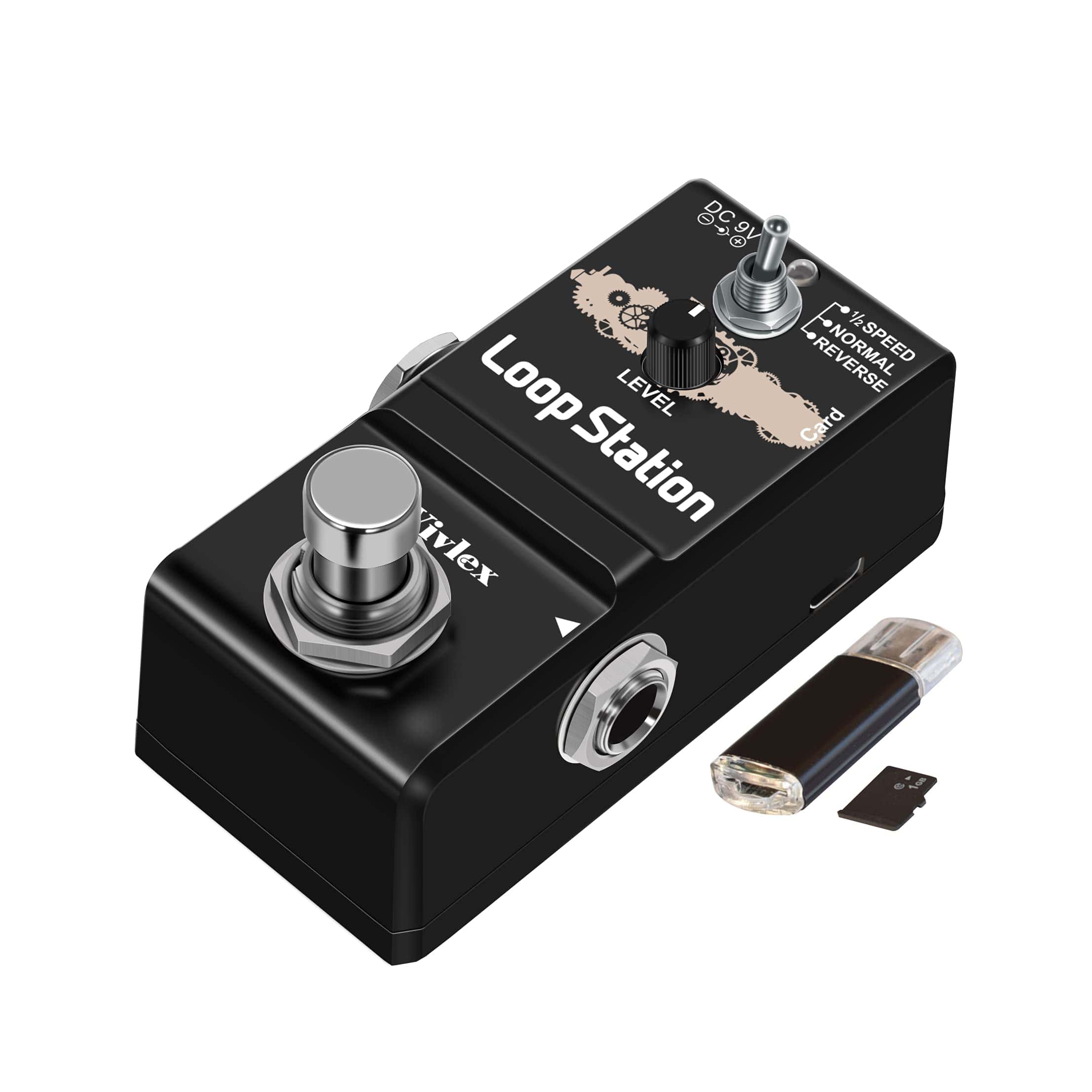 Pedal de Guitarra Vivlex LN-332AS Mini Looper de Grabación - Imagen 7