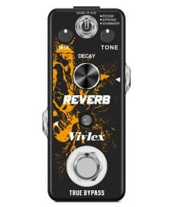 Pedal de Reverb Digital Vivlex Estéreo 3 Efectos Room