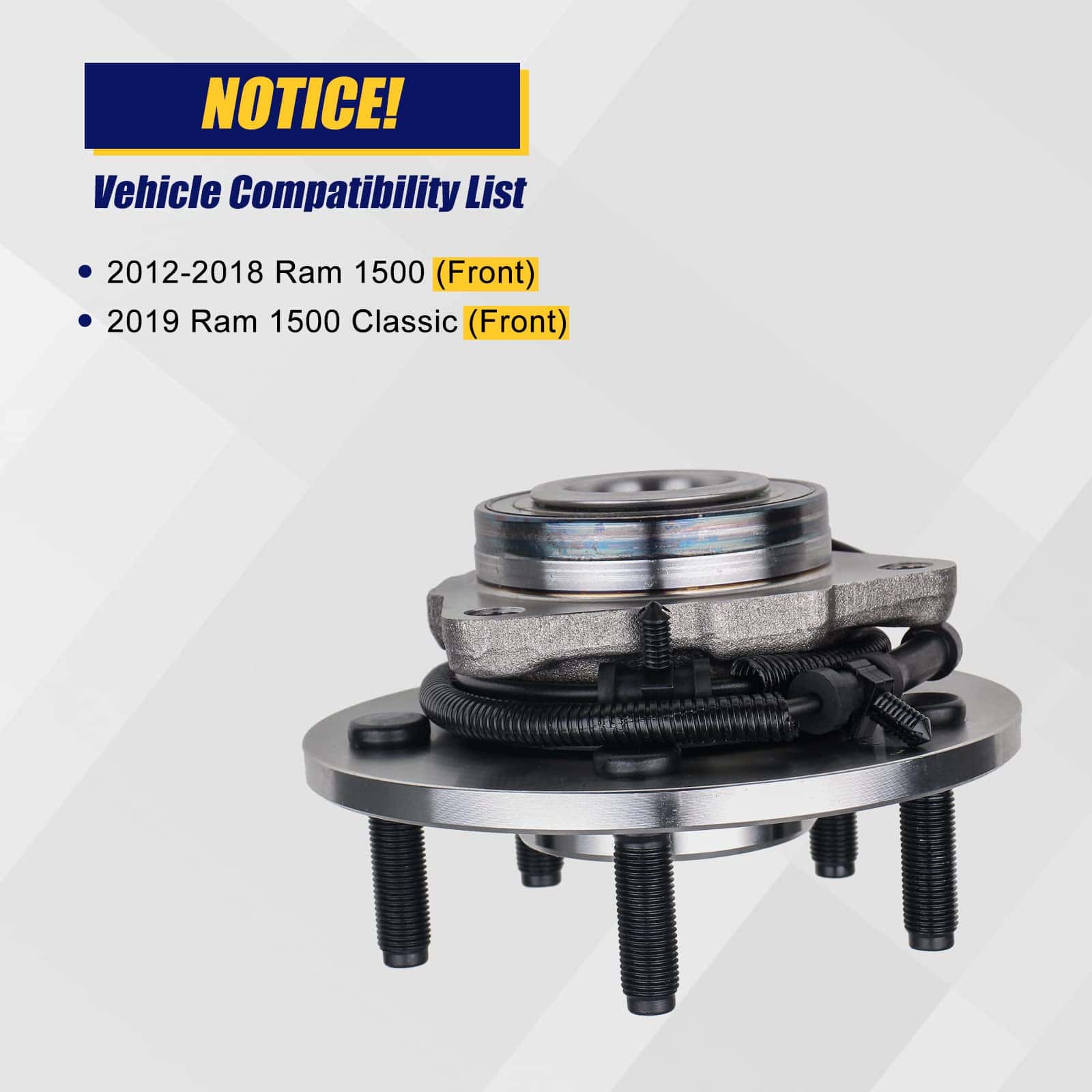 KUSATEC 515151 2PCS Ensamblaje de Cojinete de Rueda - Imagen 7