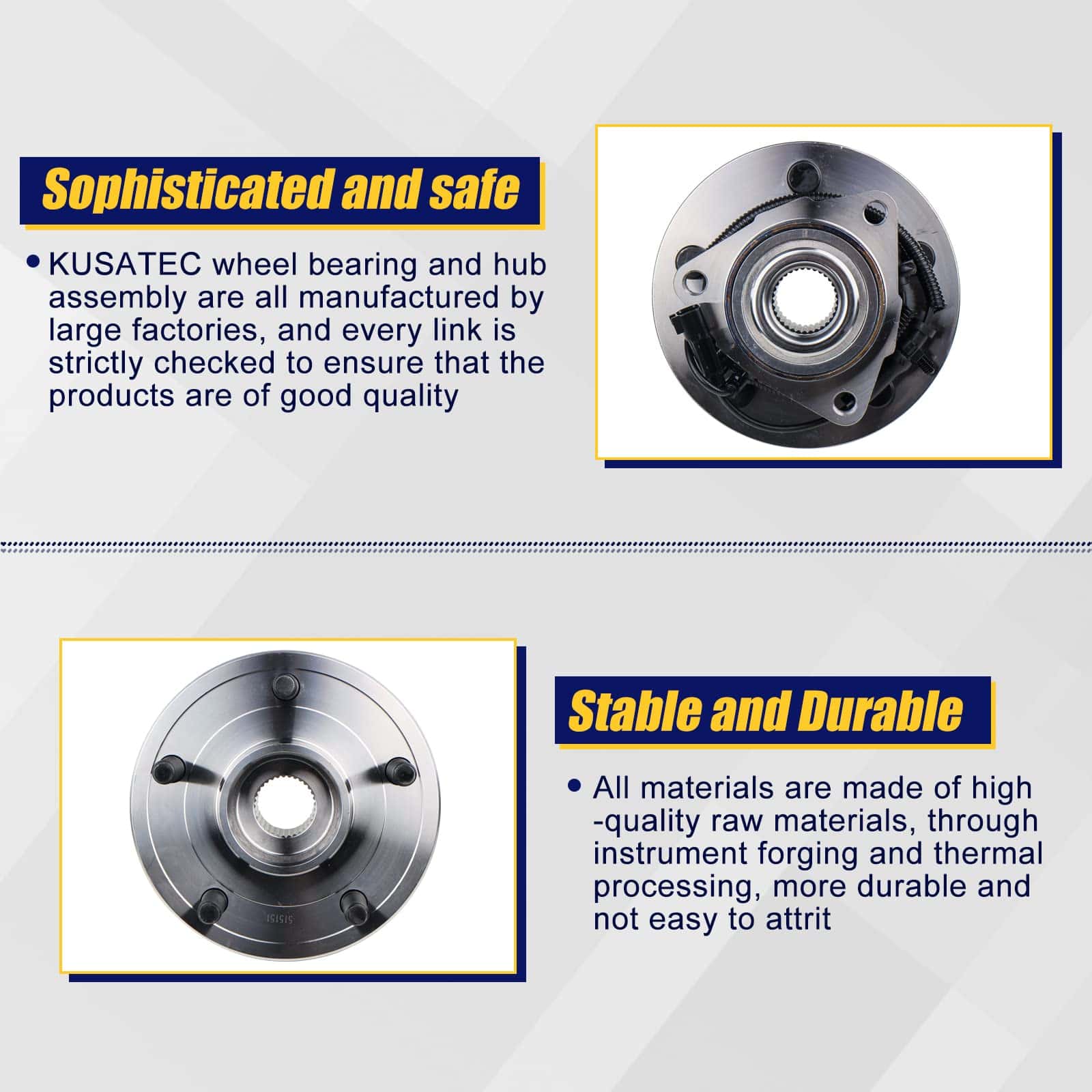 KUSATEC 515151 2PCS Ensamblaje de Cojinete de Rueda - Imagen 5