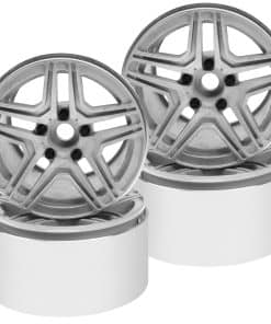 4Pcs Vgoohobby Llanta 2.2" Beadlock de Aleación de 5 Radios