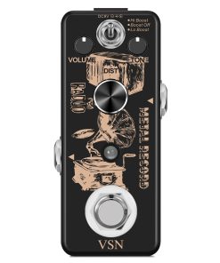Pedal de Distorsión de Metal VSN para Guitarras Eléctricas,