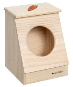 Comedero de Heno para Conejos - Soporte de Heno de Madera