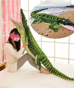 JOSON 65" 165cm Peluche de Cocodrilo de Peluche Extragrande