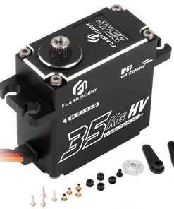 Servo FLASH HOBBY de 35KG Núcleo sin núcleo Servo Caja de